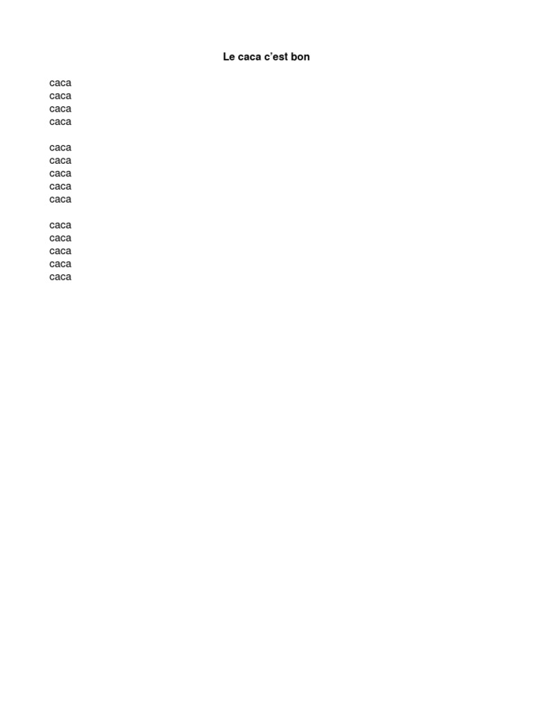 Caca - 5 | PDF
