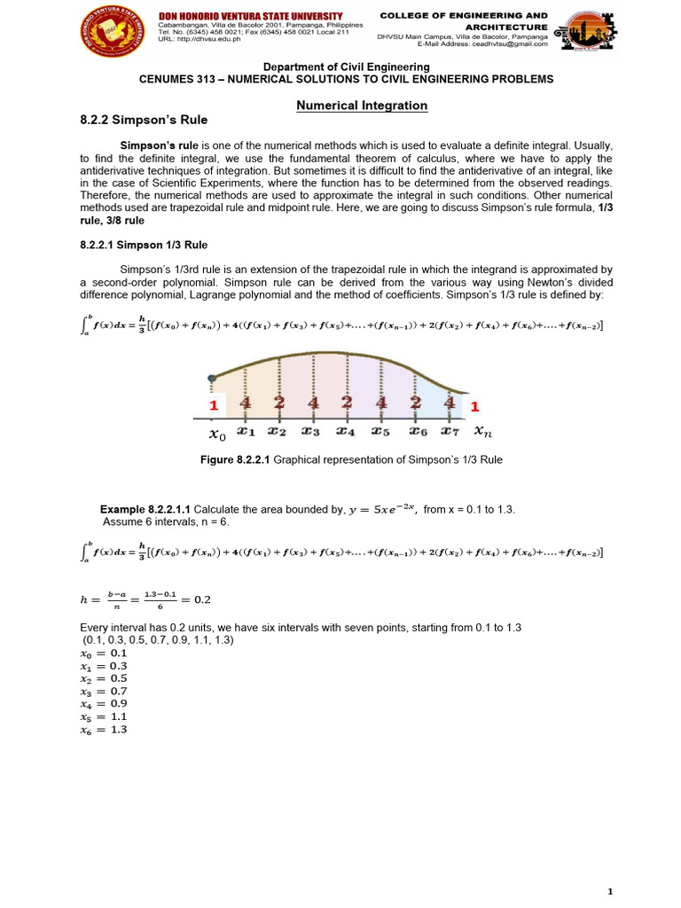 MODULE 08 - Numerical Integration - 2 of 2 | PDF