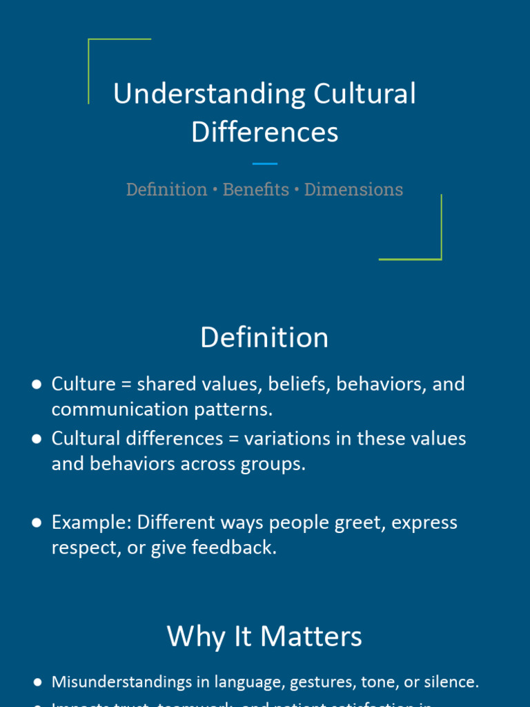Understanding Cultural Differences Full | PDF | Behavioural Sciences ...