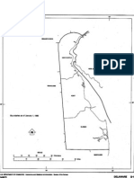 Outline Map of Delaware