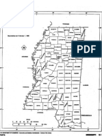 Outline Map of Mississippi