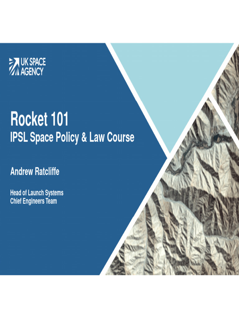 Rocket 101 - IPSL Space Policy & Law Course | PDF | Rocket | Launch Vehicle