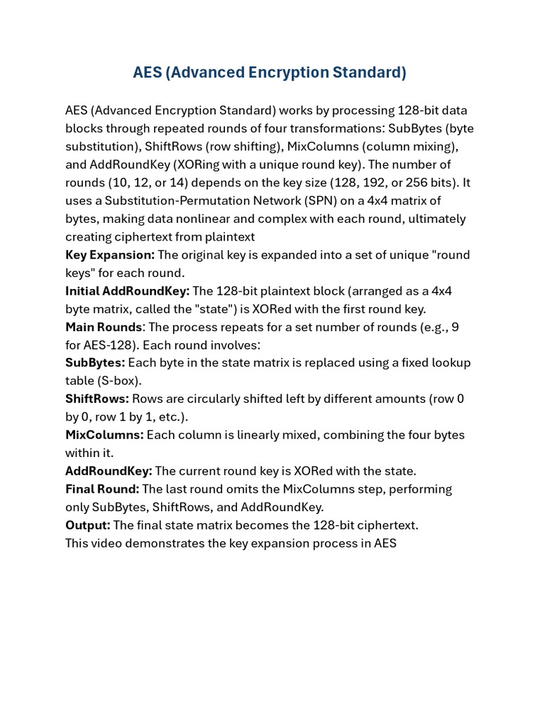 AES (Unit - 1) | PDF | Military Communications | Secrecy