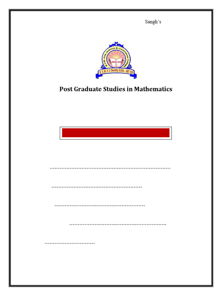 Assignment Format | PDF