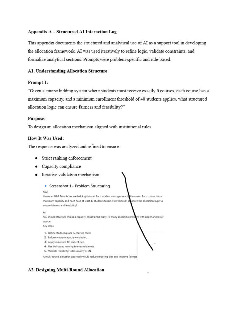 Appendix A - Structured AI Interaction Log | PDF | Mathematical ...