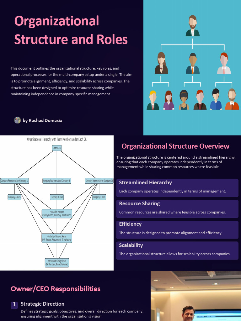 Organizational Structure and Roles | PDF | Outsourcing | Business
