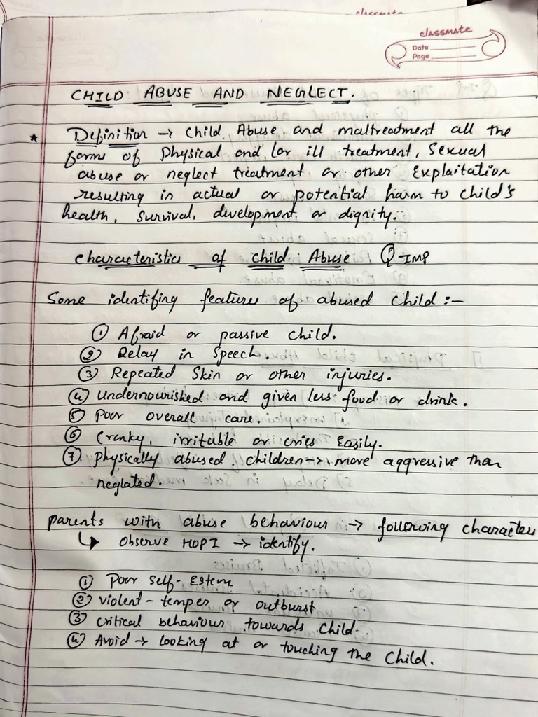 Child Abuse and Neglect | PDF