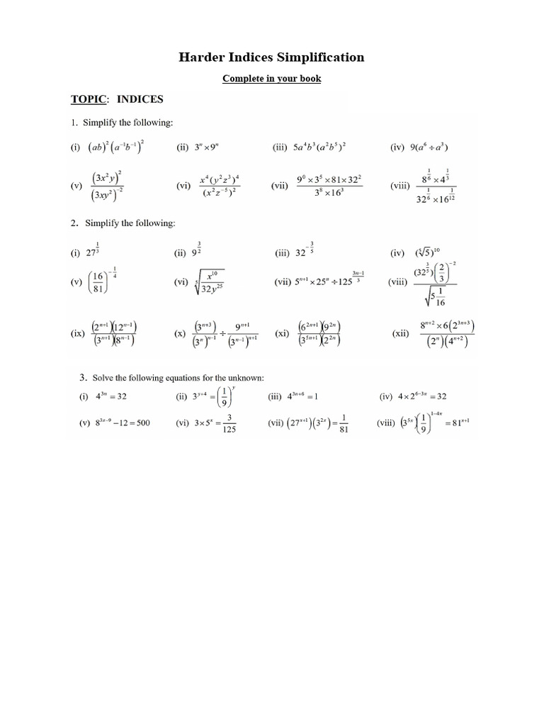 Harder Questions Simplification | PDF