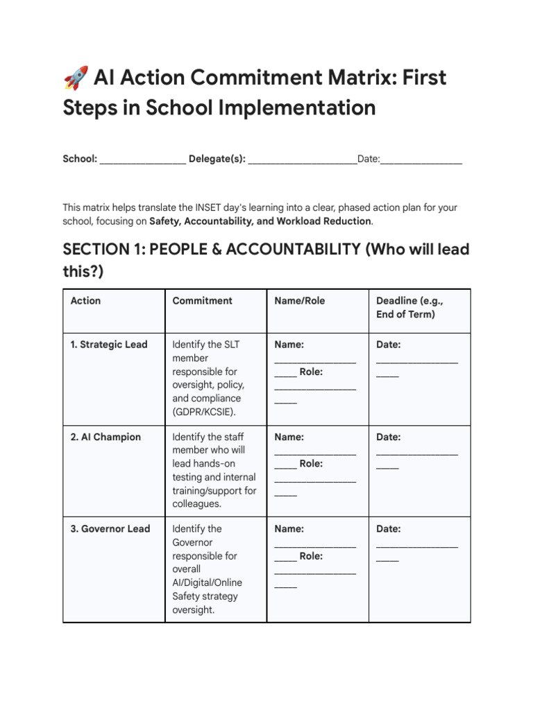 Session 4 - AI Commitment Matrix | PDF | Artificial Intelligence ...