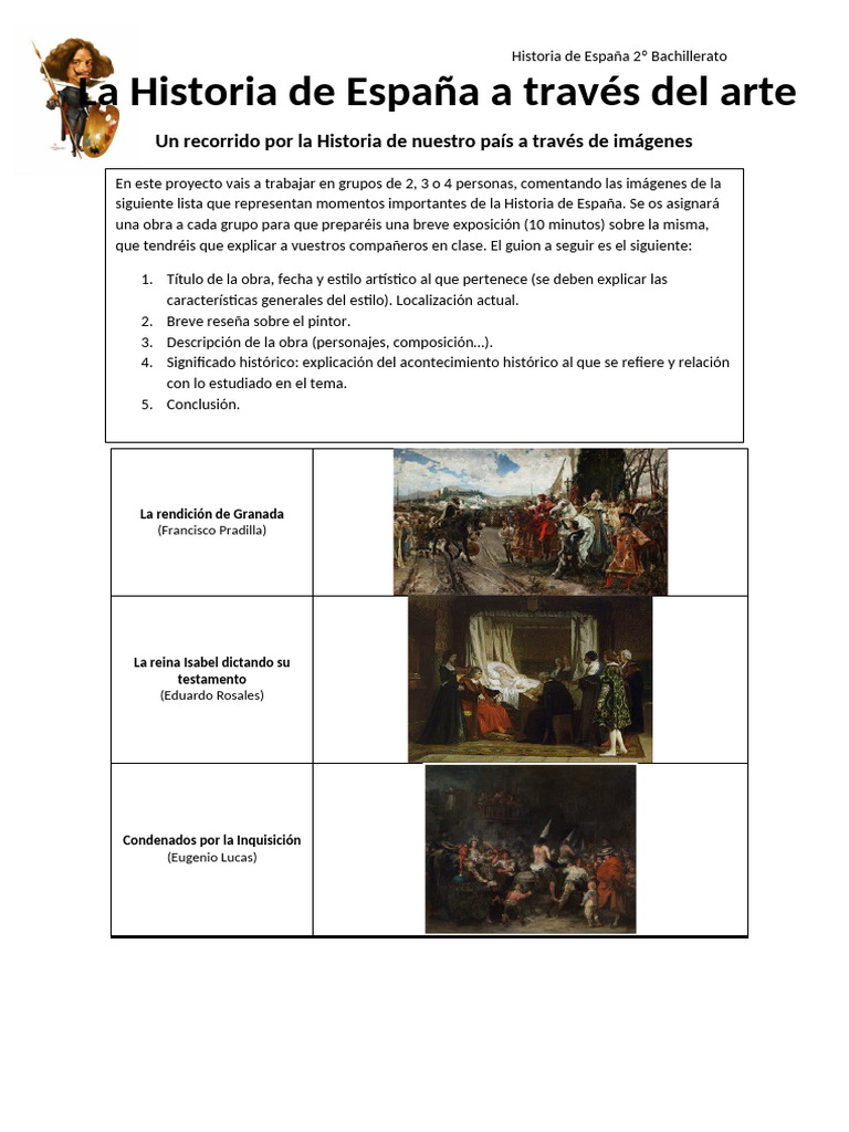 La Historia de España A Través Del Arte | PDF