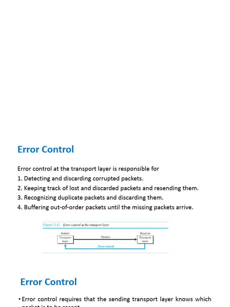 Error Control | PDF