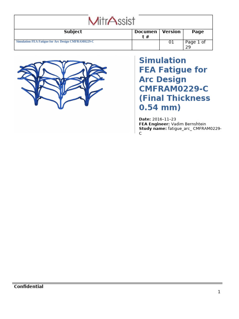 22 Fea Fatigue Arc Cmfram0229 | PDF | Finite Element Method | Force
