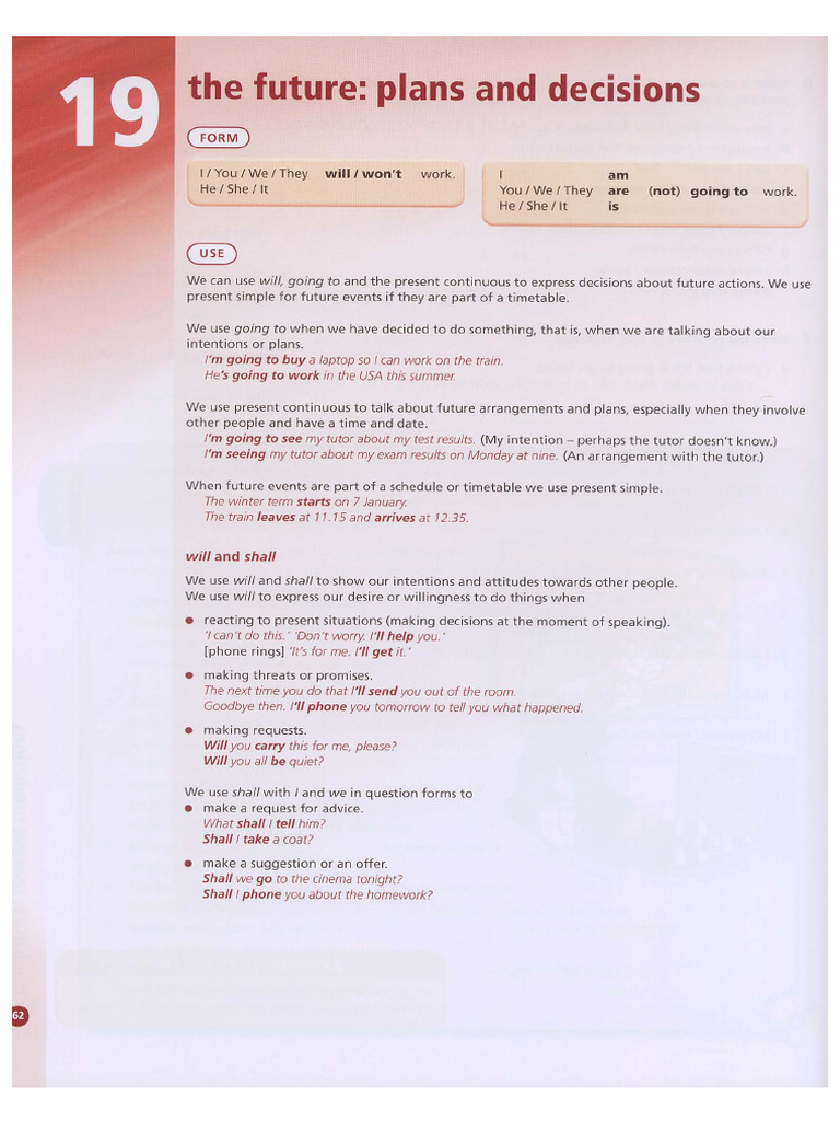 Macmillan English Grammar in Context - Beginner - 19 To 21 | PDF