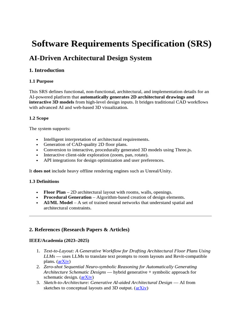 Software Requirements Specification | PDF | Artificial Intelligence ...