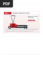 STILL HPT Series Hand Pallet Trucks | PDF | Pallet | Weight
