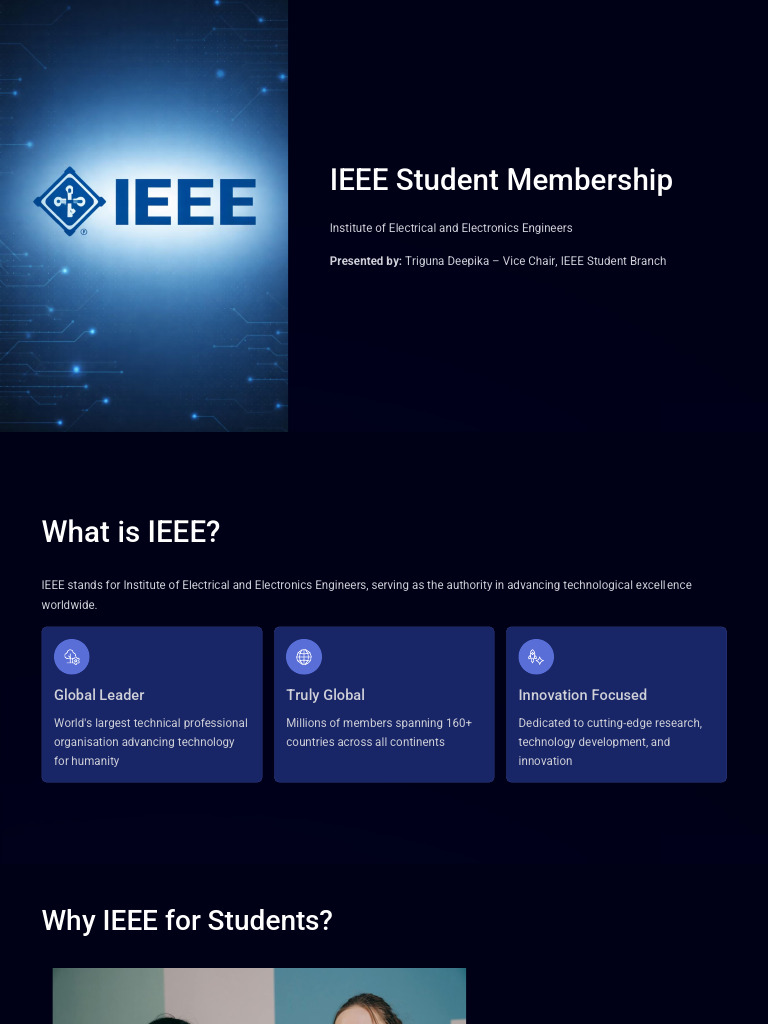 IEEE Student Membership | PDF | Institute Of Electrical And Electronics ...