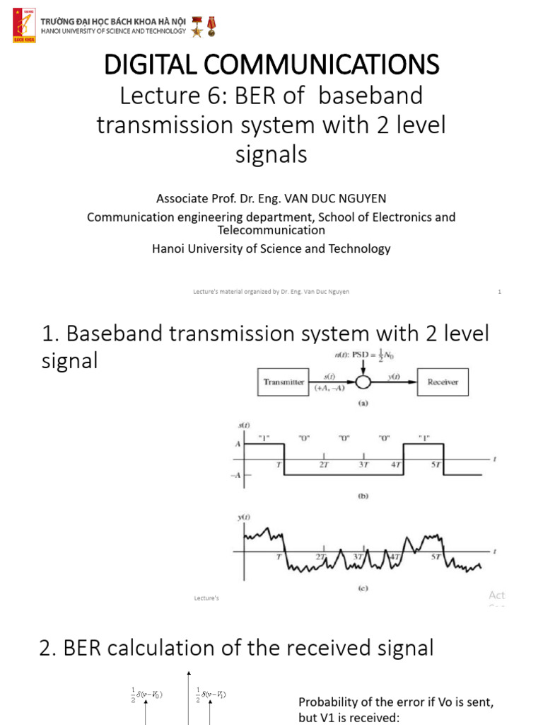 Digitalcommunication Lecture6 | PDF