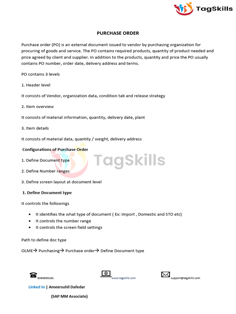 Purchase Order | PDF | Business