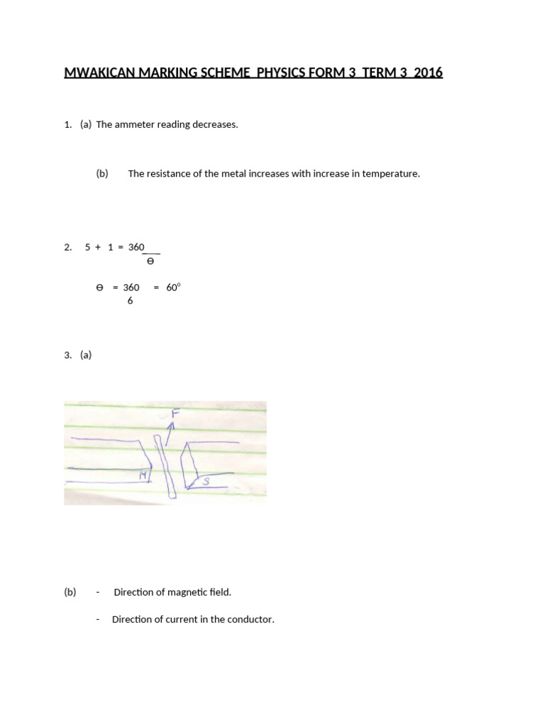 Physics Form 3 p2 Ms Mod23042022001 | PDF | Waves | Refraction