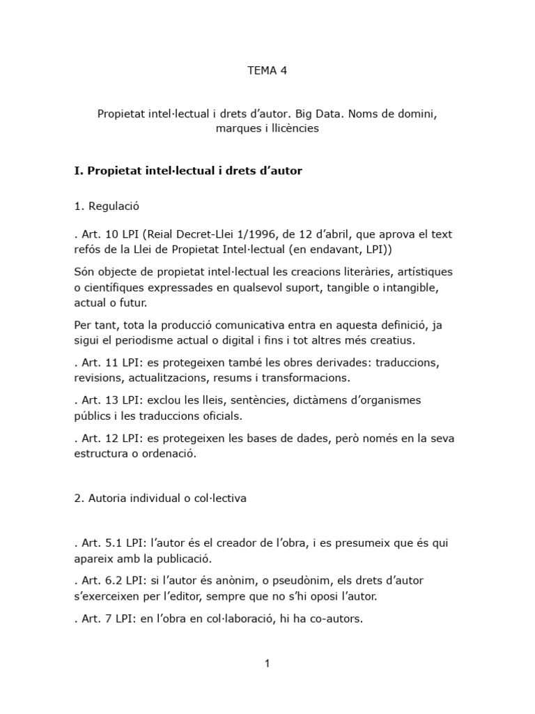 Esquema Tema 4 | PDF