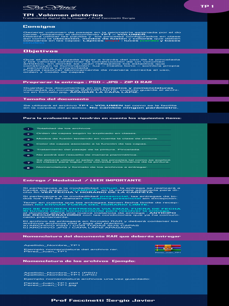 Consigna Tp1 CA Volumen - 2025 | PDF