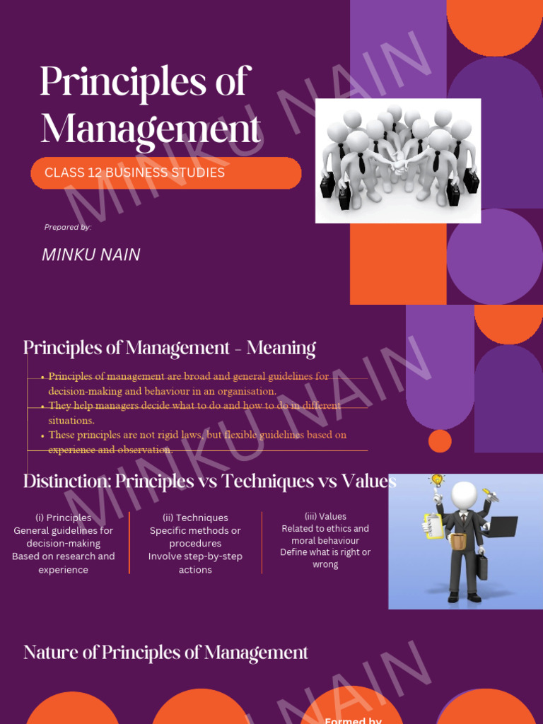 CH 2 Principle - of Management | PDF