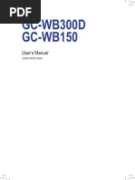 GC-WB300D GC-WB150: User's Manual