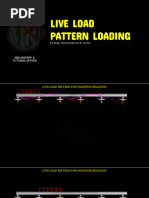 Live Load Pattern Loading Analysis | PDF | Bending | Solid Mechanics
