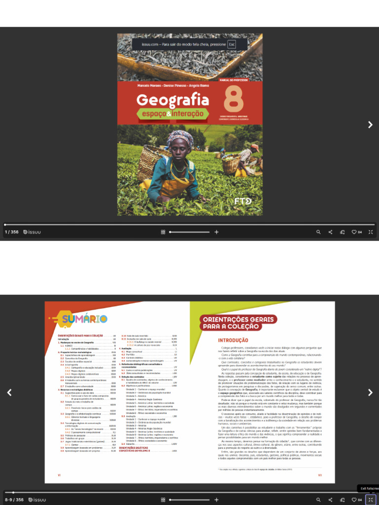 Livro de Geografia Espaço e Interação 8 Ano | PDF