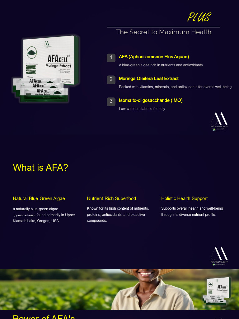 AFA Cell Plus Official N | PDF | Cyanobacteria | Nutrients