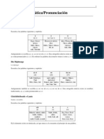 Grámatica y Pronunciación