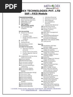 Methodex - Sap Fico