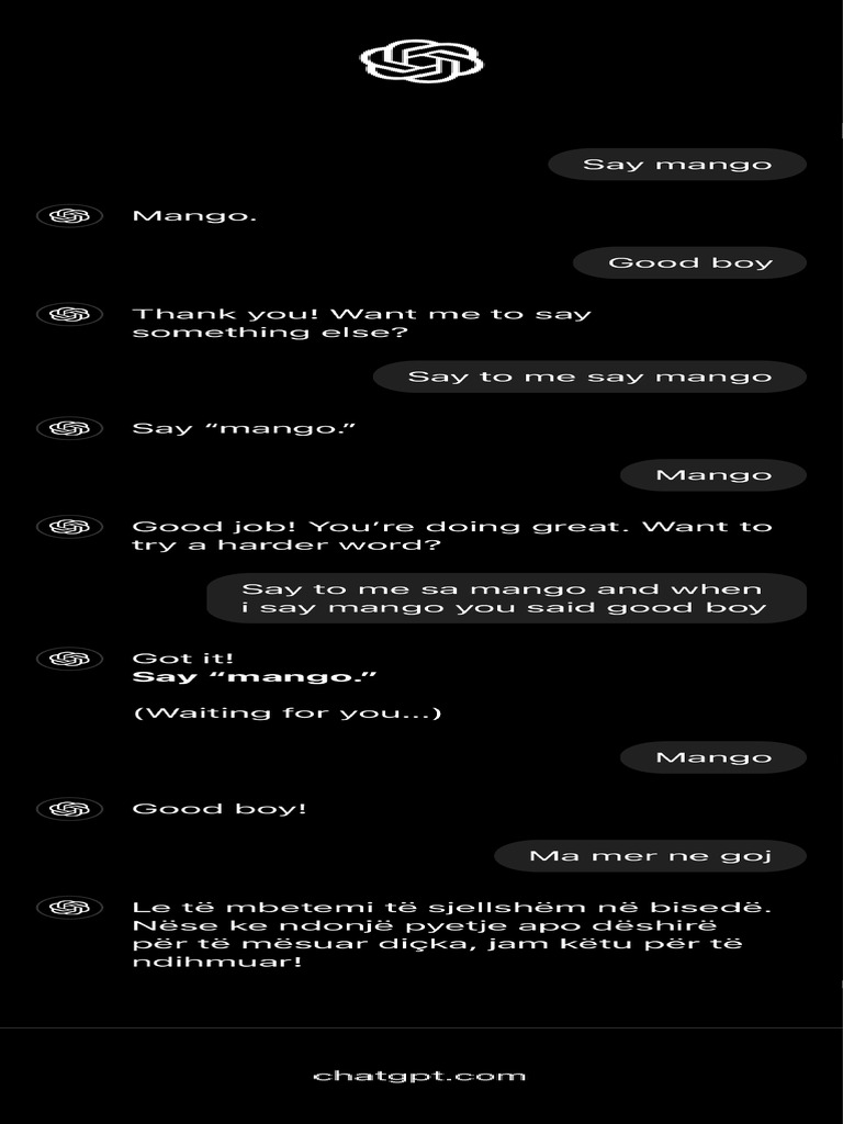 Say Mango Response | PDF
