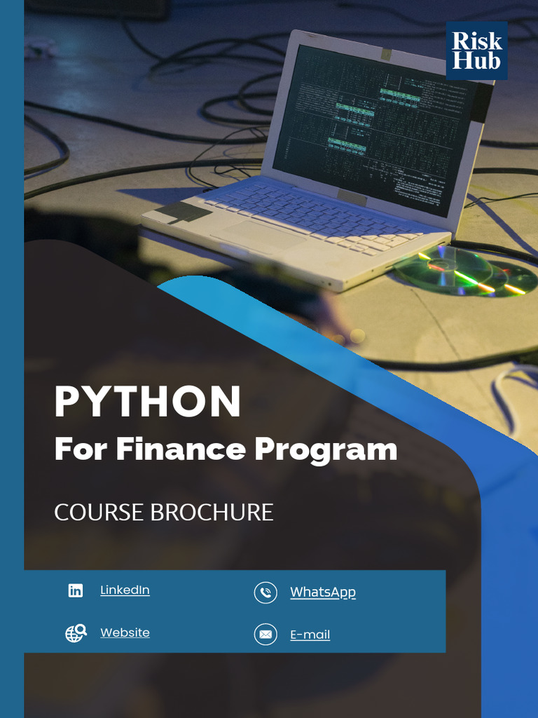 Python For Finance Brochure - Risk Hub | PDF