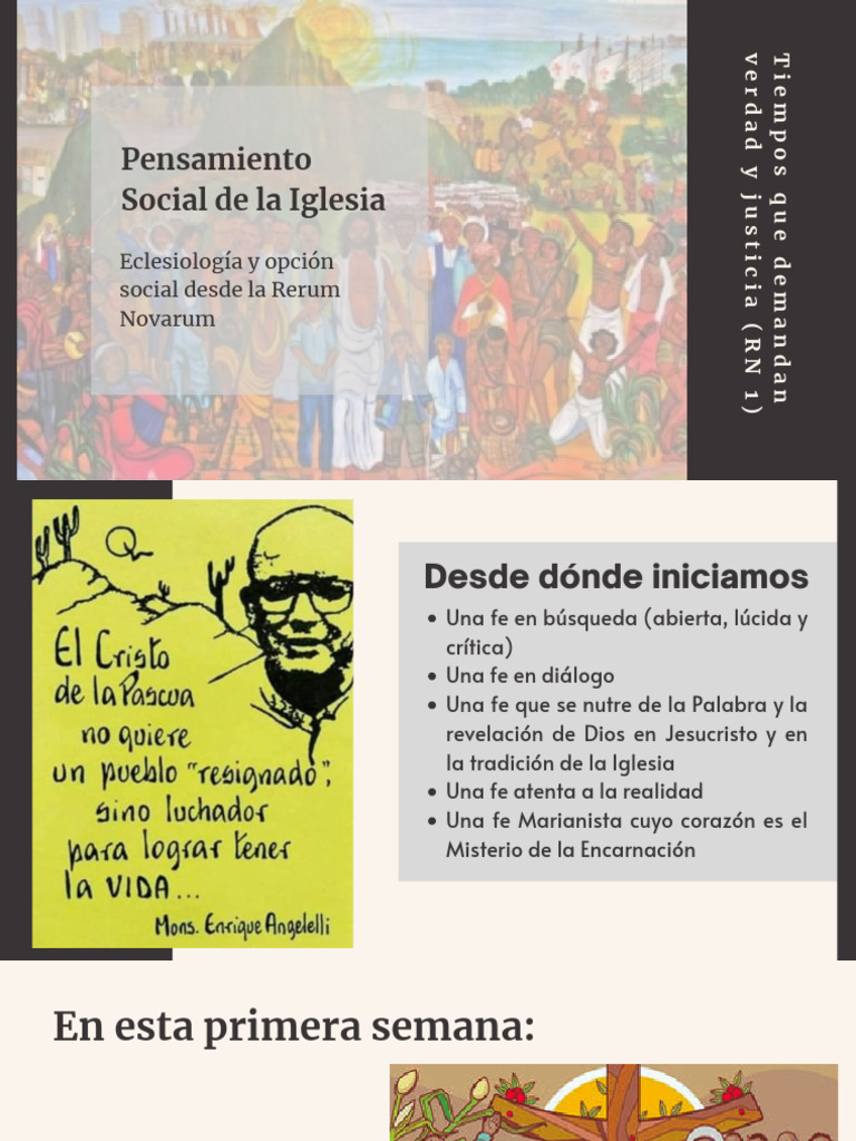 Pensamiento Social de La Iglesia | PDF | Iglesia cristiana | Papa Francisco
