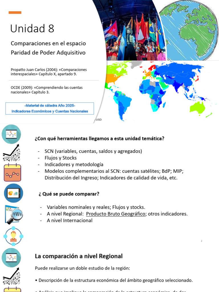 8.1 y 8.2. Comparaciones en El Espacio | PDF | Paridad del poder ...