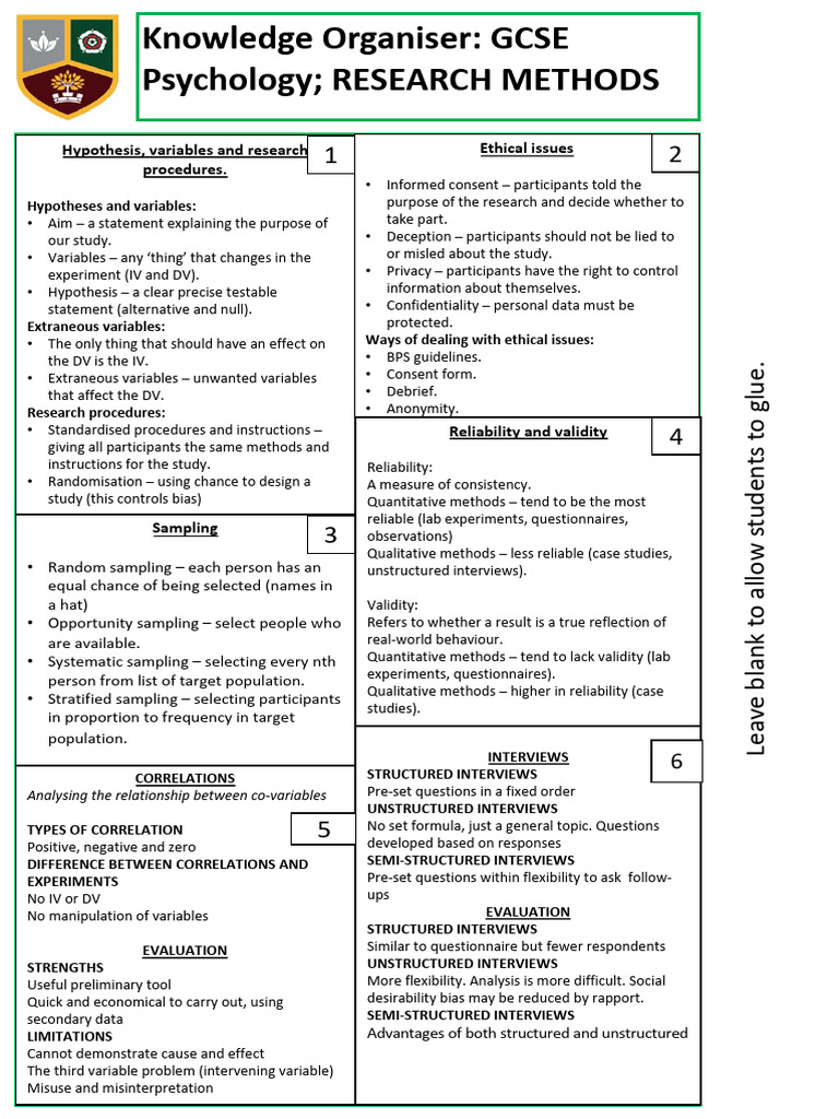 Research Methods Ko | PDF | Experiment | Validity (Statistics)