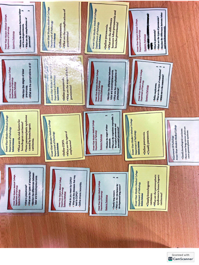 Patho Card Q | PDF