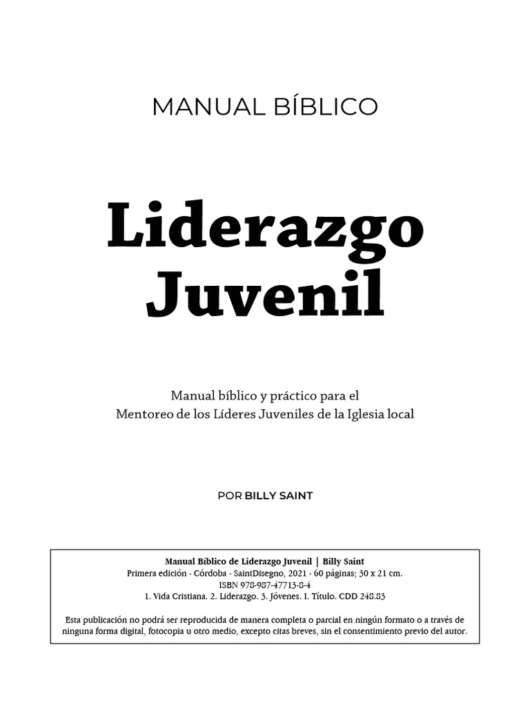 MB Liderazgo Juvenil | PDF | Amor | Primera epístola a los corintios