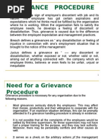 Download Grievance Procedure by vijaypalsingh SN10159892 doc pdf