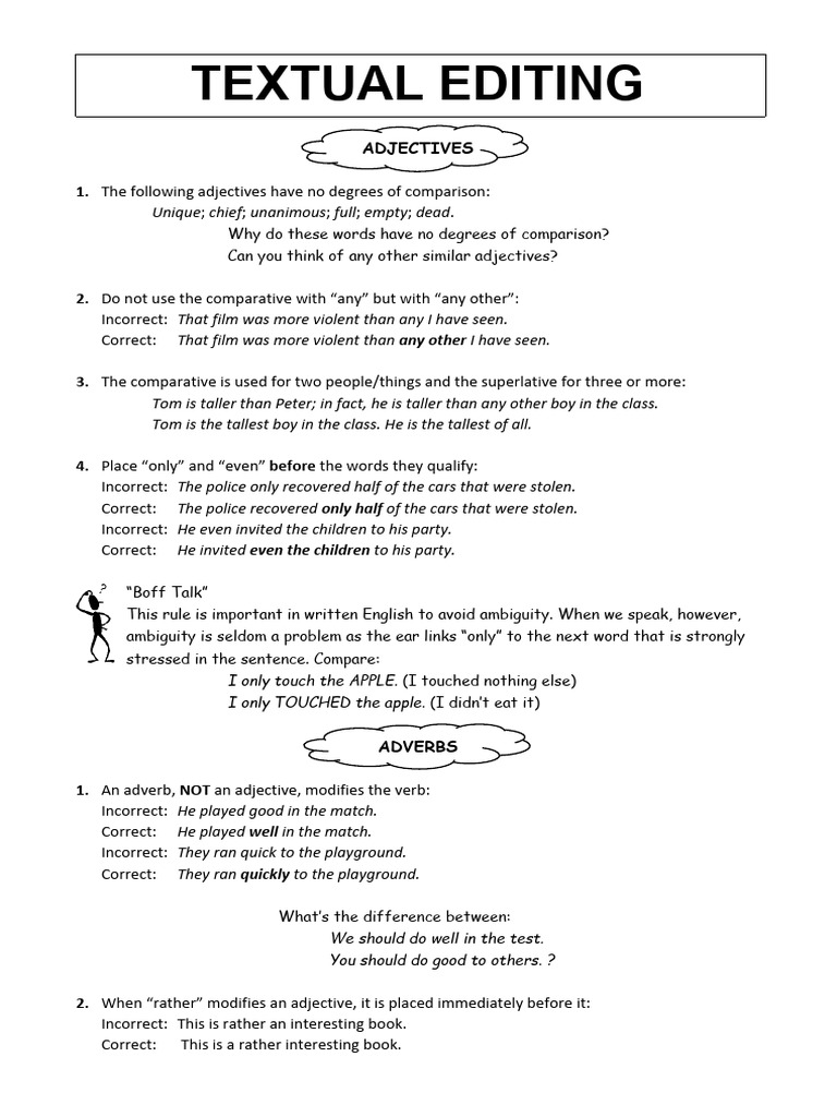 Textual Editing Grade 10 | PDF | Grammatical Number | Verb