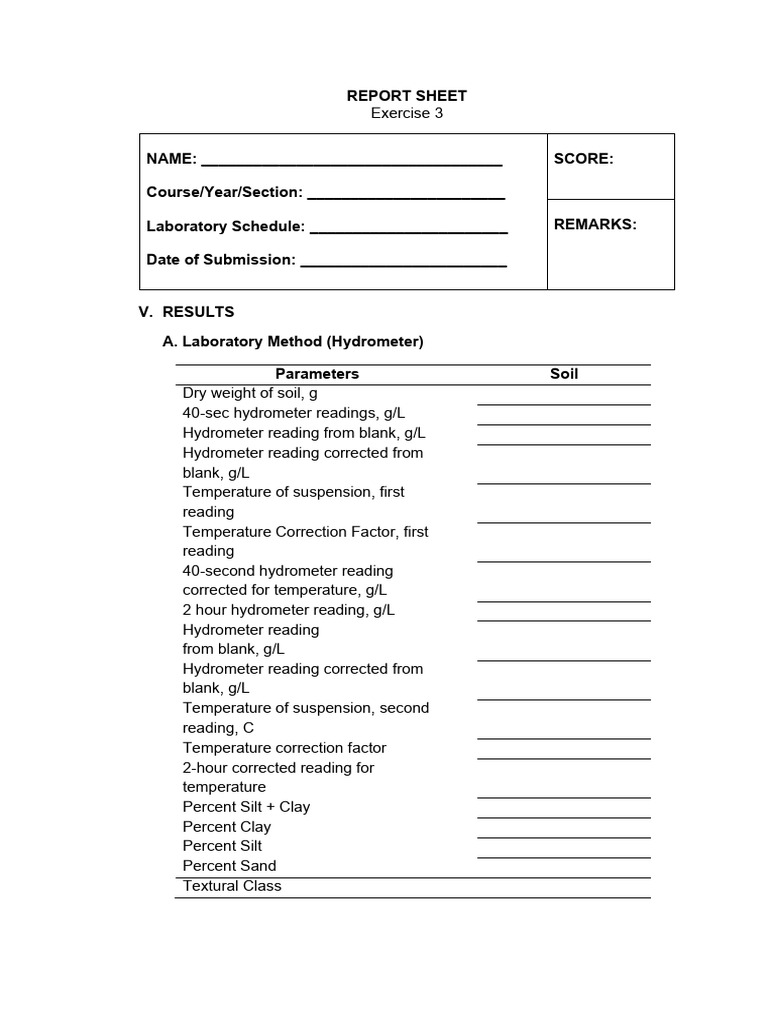 Laboratory Exercise 3 | PDF | Applied And Interdisciplinary Physics ...