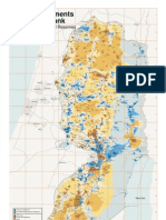 Jewish Settlements in The West Bank 2002 (MAP)