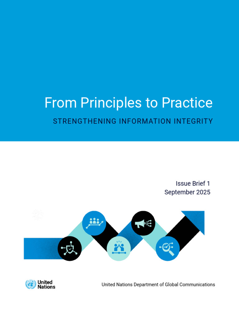 Un Information Integrity Issue Brief 01 | PDF