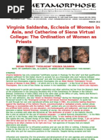 Download Virginia Saldanha-ecclesia of Women in Asia and Catherine of Siena Virtual College-feminist Theology and the Ordination of Women Priests by Francis Lobo SN101600089 doc pdf