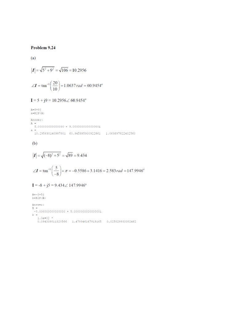 ECE 2101 Homework 4 Sol | PDF
