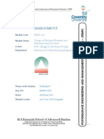 Design of machine elements and manufacturing processes Prabhakar