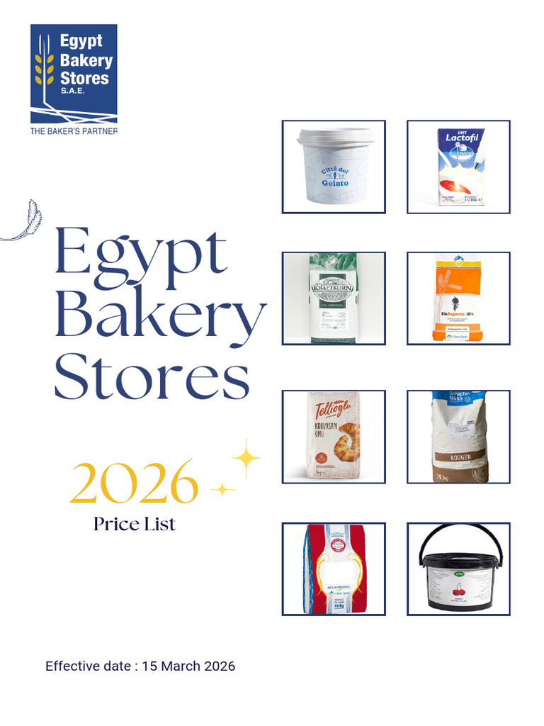 Ingredients Price List - Effective 15 Mar. 2026 | PDF