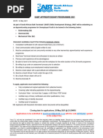 Trade Test Application Guidelines | PDF | Apprenticeship