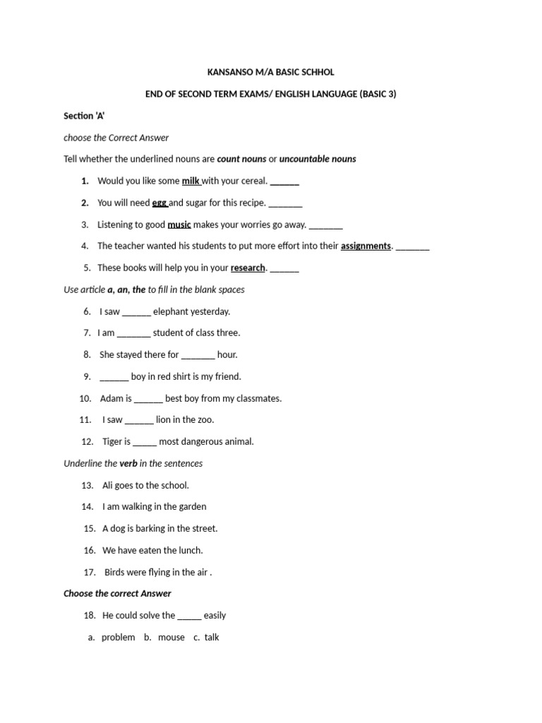 English Basic 3 | PDF